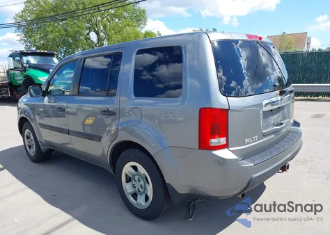 2009 Honda Pilot Lx z USA, uszkodzony, nr VIN 5FNYF48299B027405
